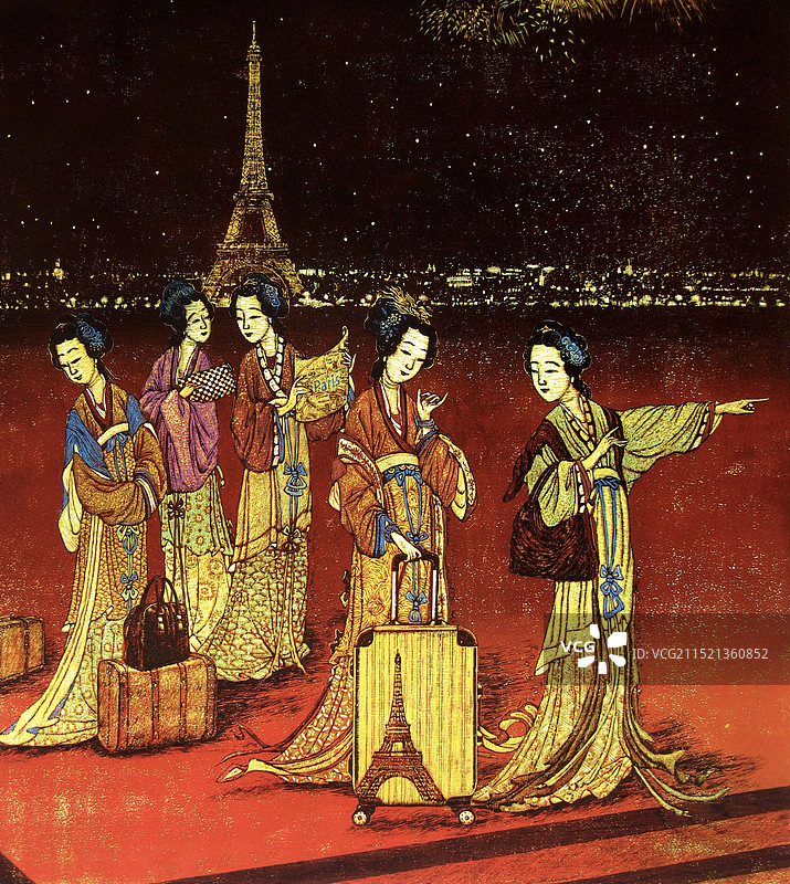 《巴黎一夜》图片素材