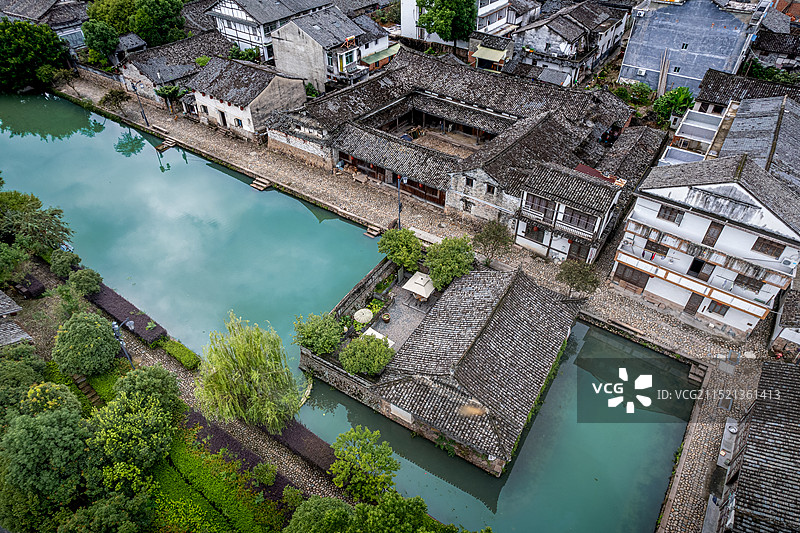 温州永嘉楠溪江苍坡古村图片素材