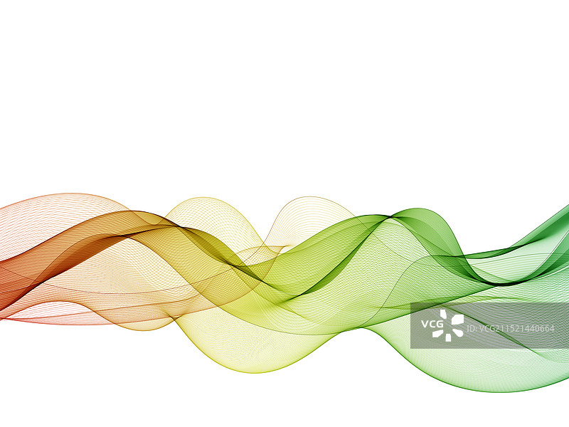 抽象彩色流动波浪线图片素材