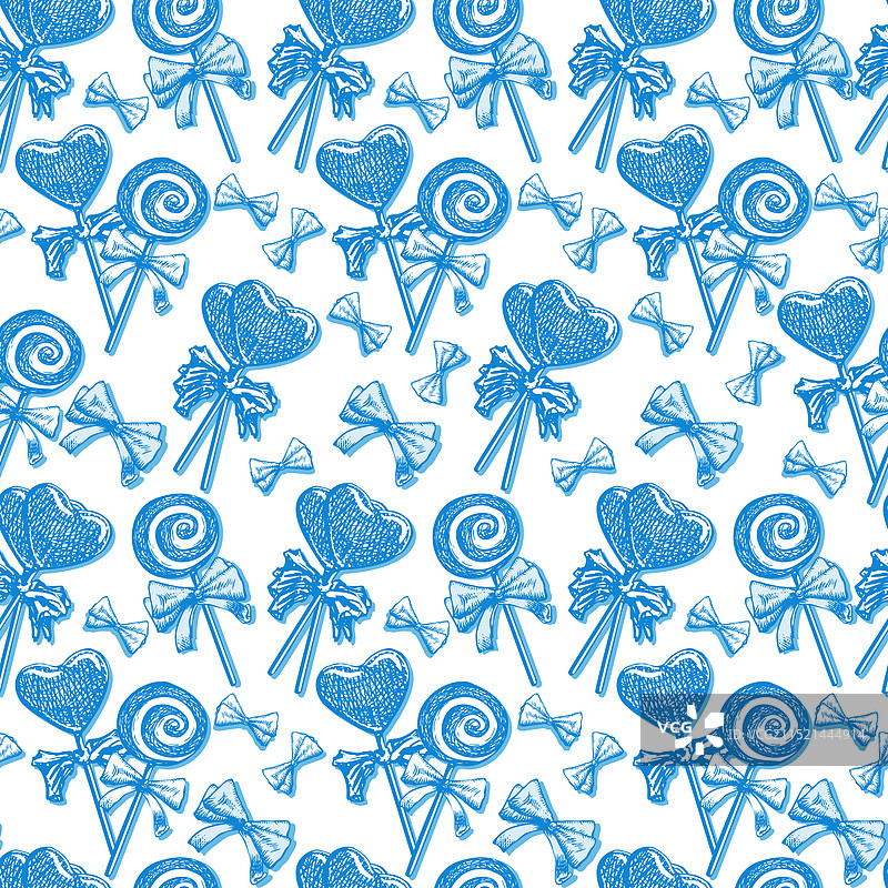 蓝白色薄荷糖手杖图片素材