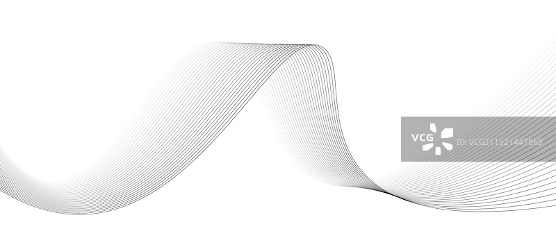 抽象黑白波浪背景图片素材