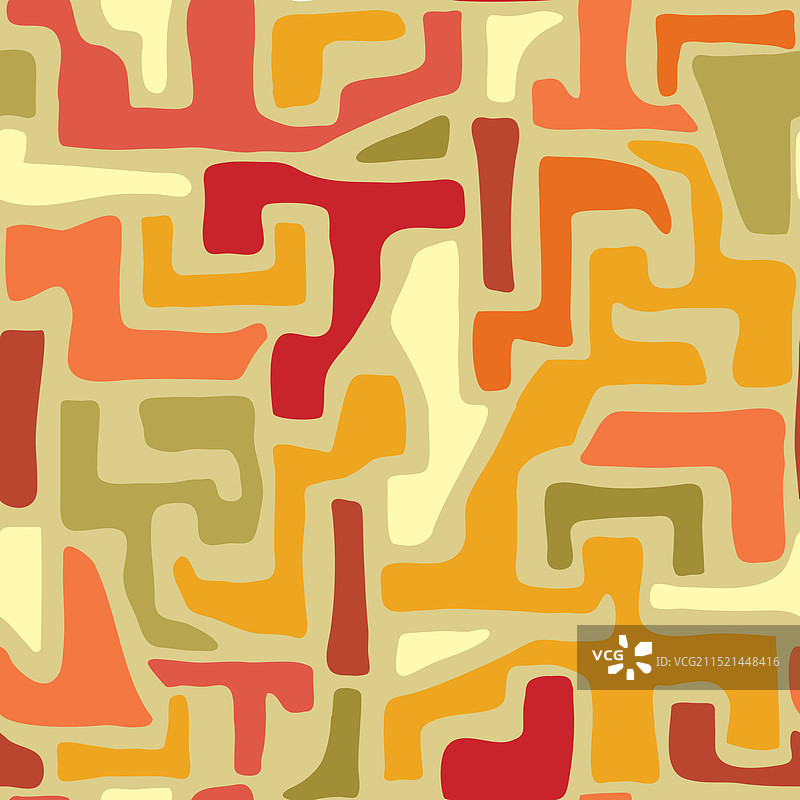 抽象无缝手绘现代图案图片素材