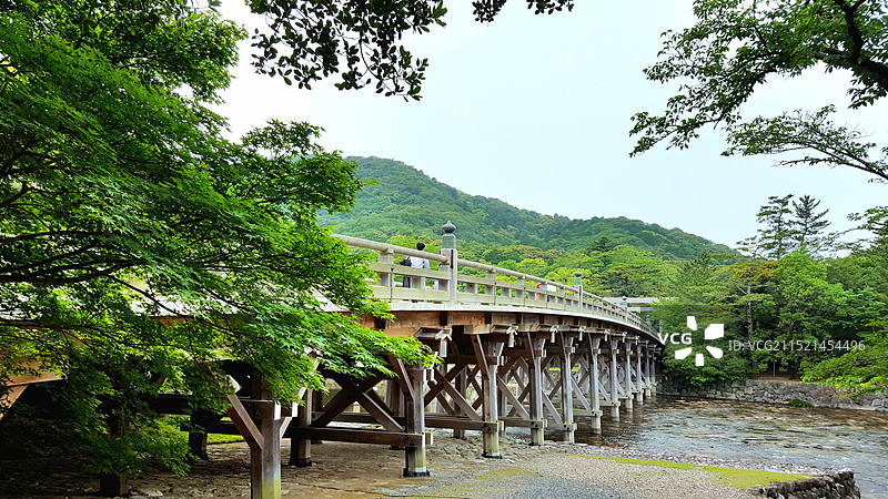 日本三重县伊势市，伊势神宫图片素材