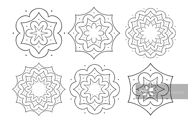 放射状图案合集图片素材