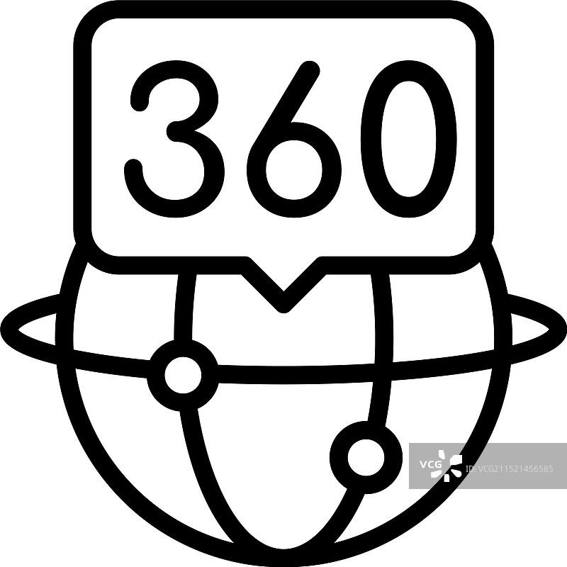 360度角图标图片素材