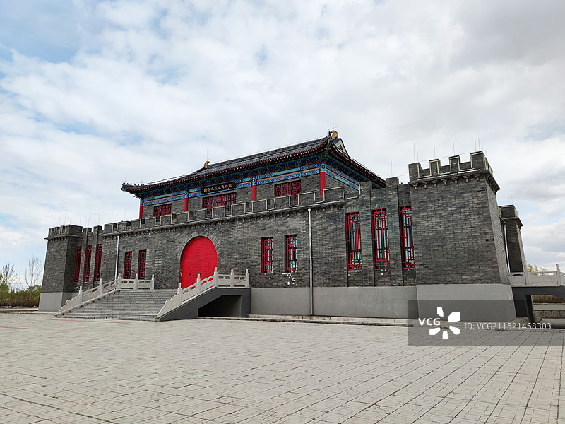 黑龙江省齐齐哈尔市泰来县塔子城遗址博物图片素材