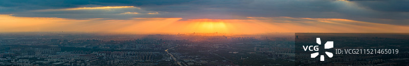 航拍上海宝山城市风光图片素材