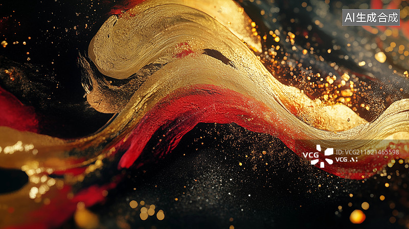 【AI数字艺术】漂亮的高级金沙油漆质感艺术感背景图片素材