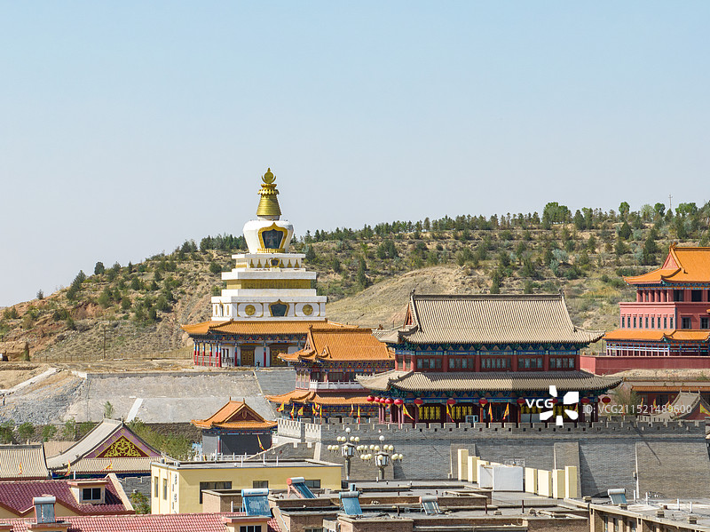 航拍阿拉善左旗定远营图片素材