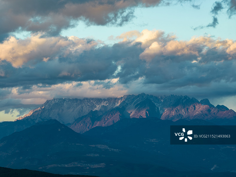 航拍云南丽江自然风光图片素材
