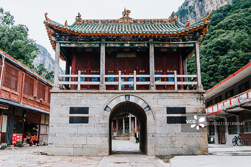 新乡辉县九莲山西莲寺图片素材