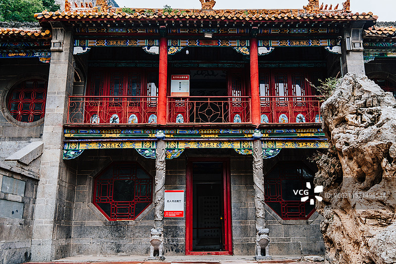 新乡辉县九莲山西莲寺图片素材