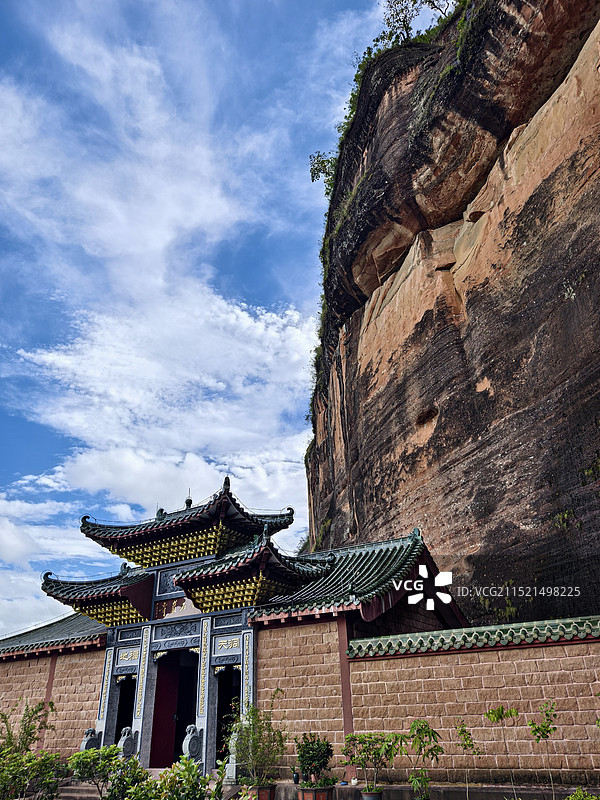 丹霞山锦石岩寺图片素材
