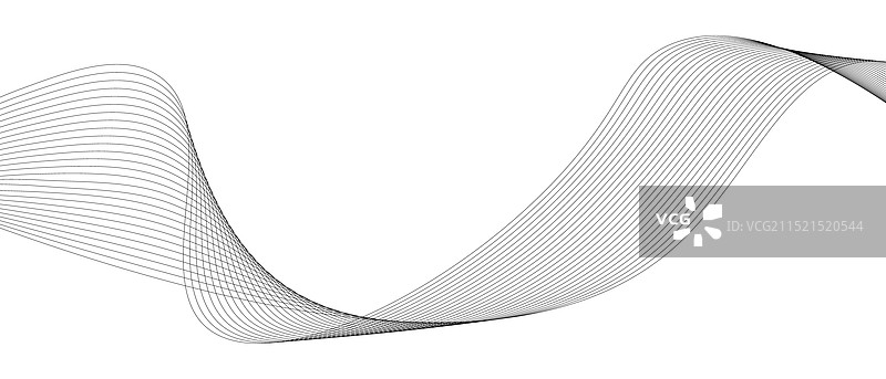 抽象黑白波浪背景图片素材