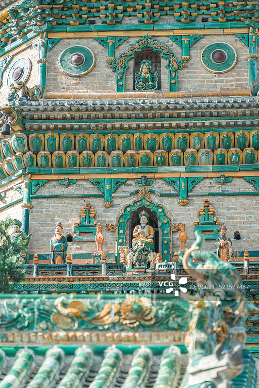 山西广胜寺飞虹塔图片素材