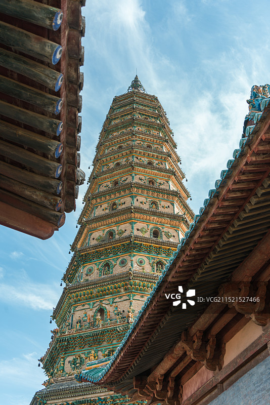 山西广胜寺飞虹塔图片素材