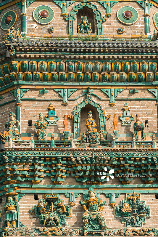 山西广胜寺飞虹塔图片素材