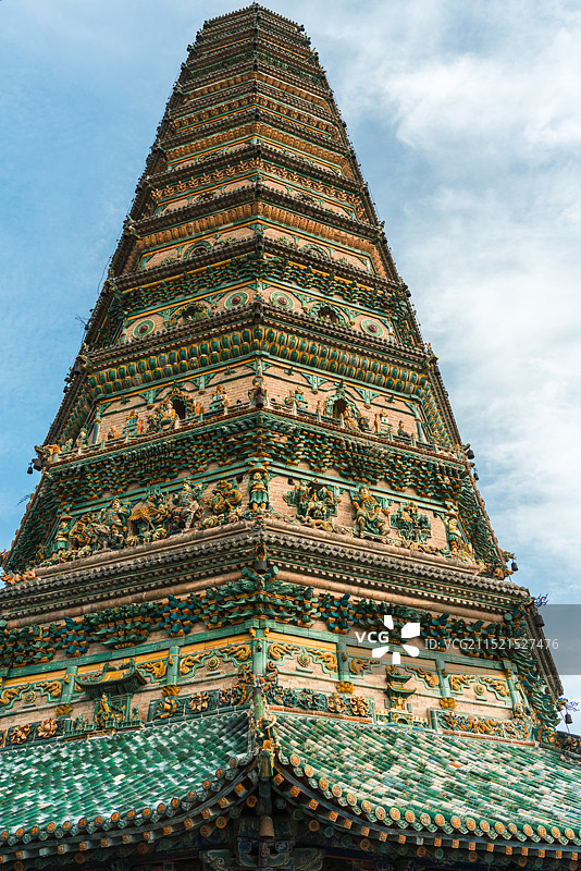 山西广胜寺飞虹塔图片素材