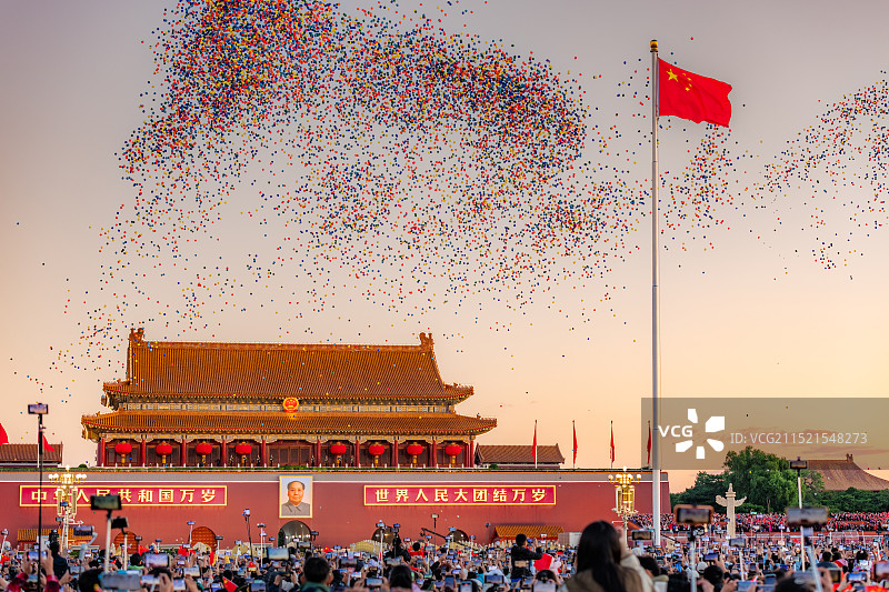 国庆升旗仪式图片素材