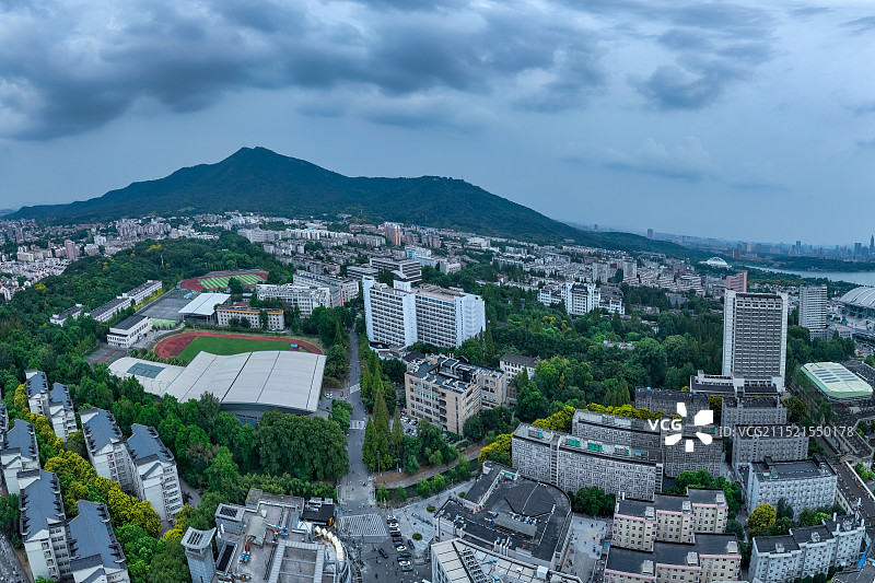 航拍南京林业大学图片素材