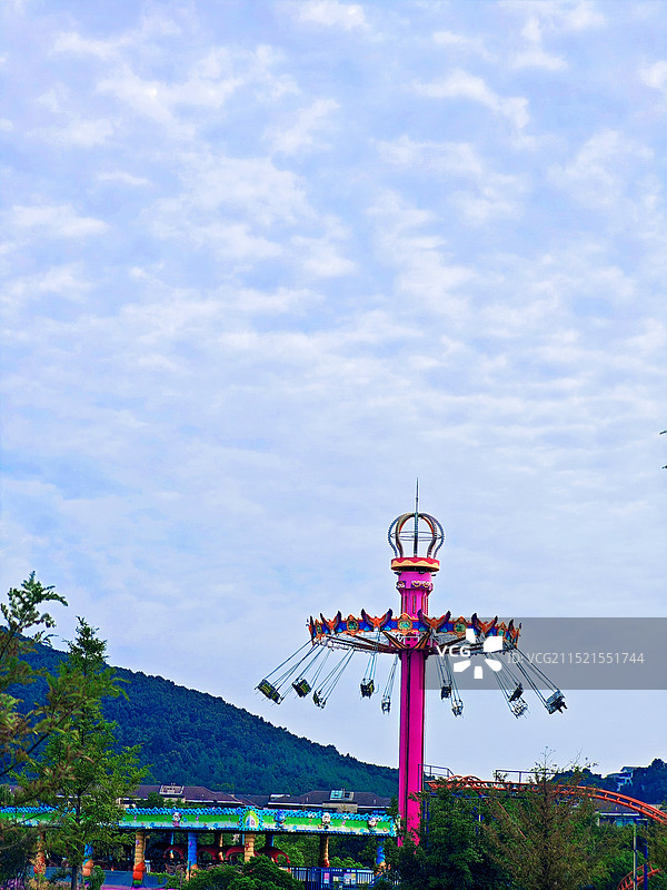 旋转飞椅图片素材