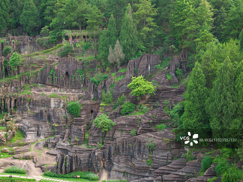 红石林国家地质公园 红石林图片素材