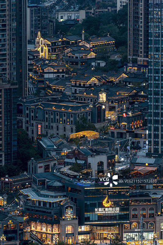 重庆城市建筑——弹子石老街图片素材