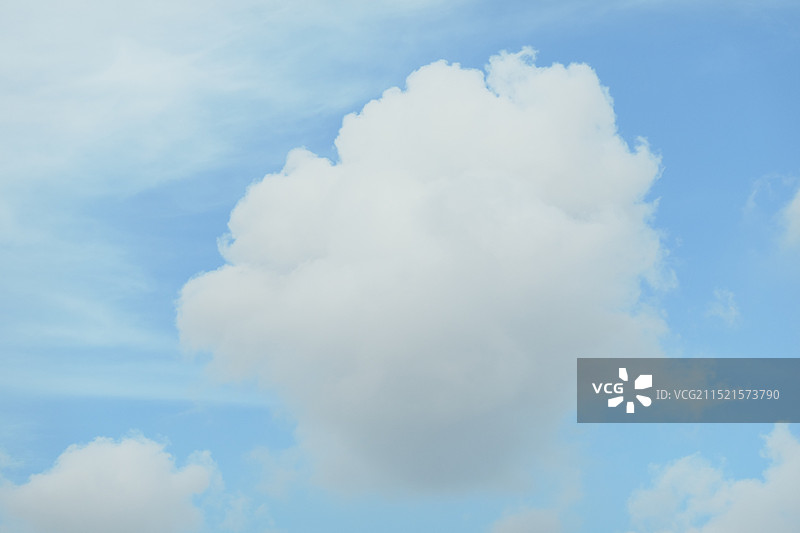 蓝天白云和高楼建筑图片素材