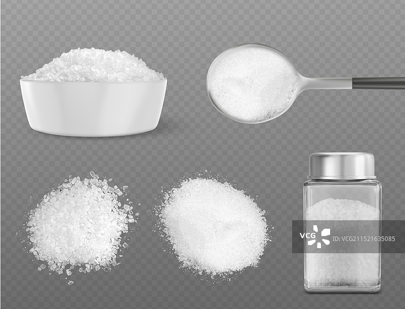 粉白色盐堆图片素材