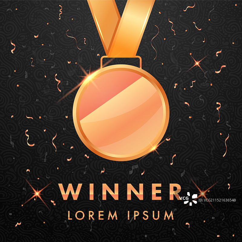 第三名铜牌逼真3D图标图片素材