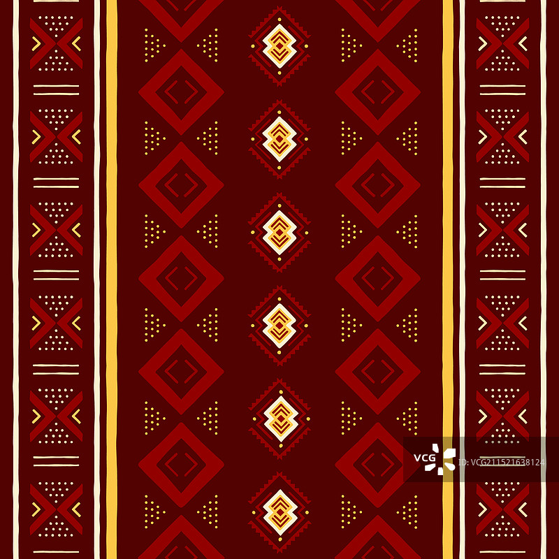 非洲泥布无缝图案图片素材