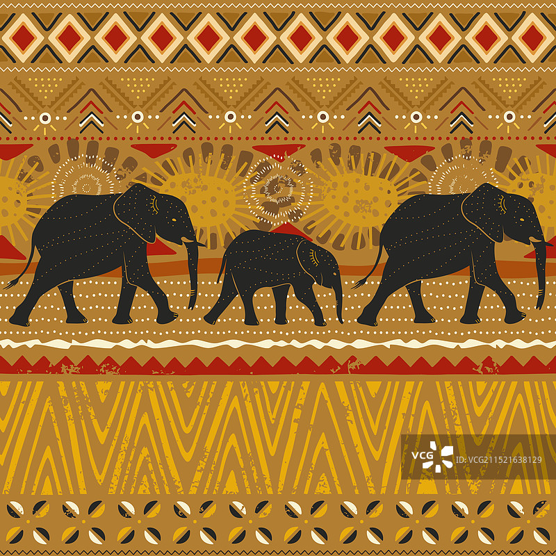 非洲无缝图案图片素材