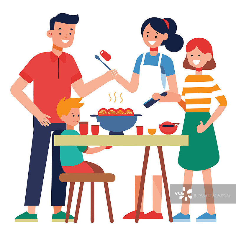 家庭烧烤派对图片素材