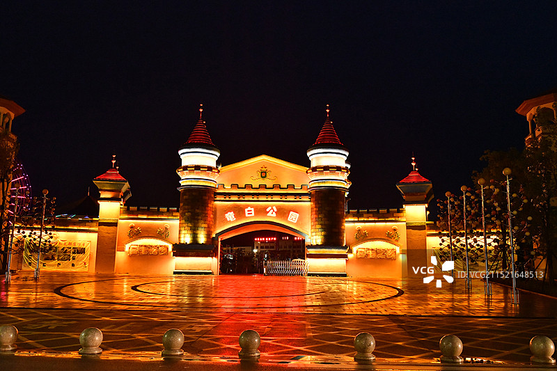 云南3A景区文山竜白公园（梦幻大世界）风光图片素材