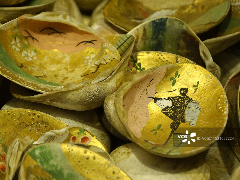 平安时代贵族流行的贝 matching 游戏图片素材