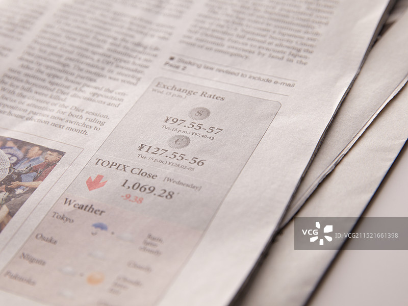 报纸单页图片素材