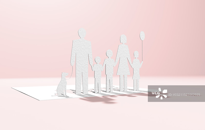 纸片家庭图片素材