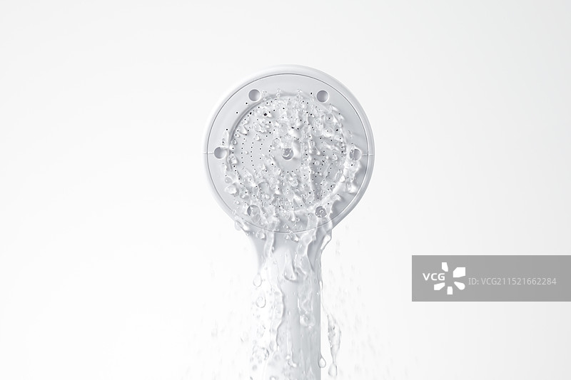 水压不足的淋浴图片素材