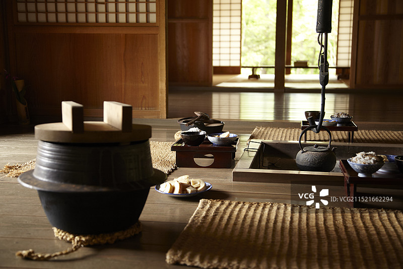 旧日式风格房屋图片素材