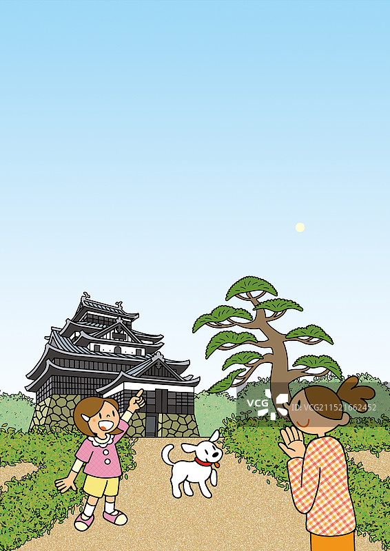 岛根县松江城图片素材