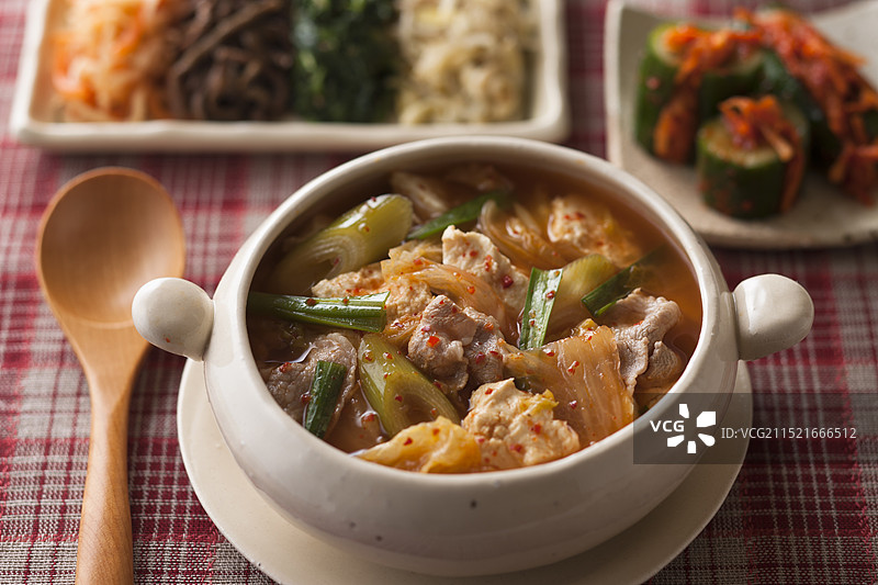 韩式泡菜火锅图片素材