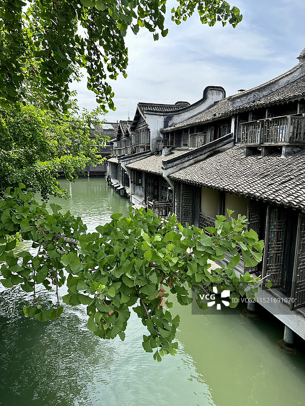 浙江乌镇民居图片素材