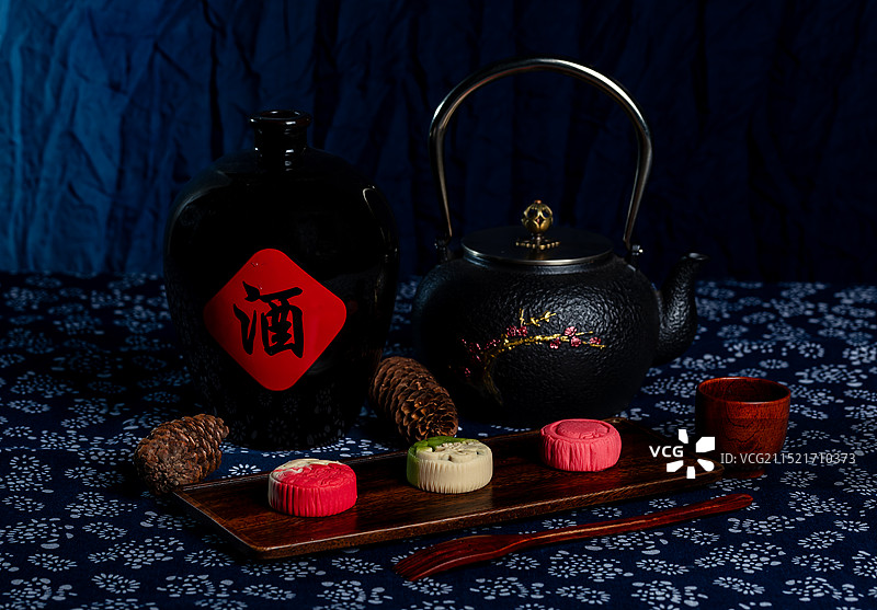 又到中秋节+微距摄影图片素材