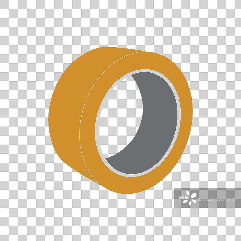 牛皮胶带图标图片素材