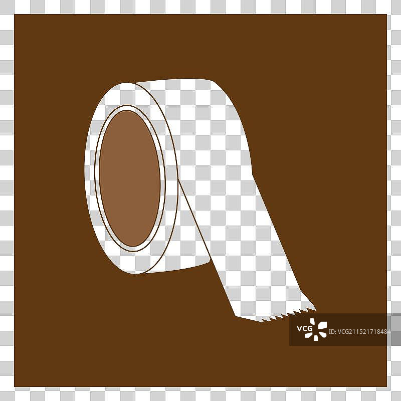 牛皮胶带图标图片素材