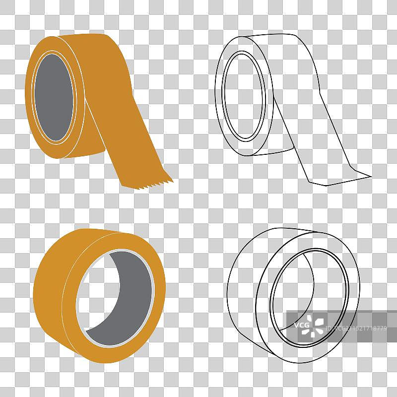 管道胶带图标设计图片素材