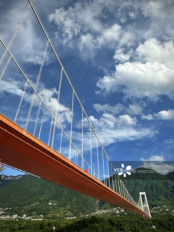 《湖北宜昌西陵长江大桥》图片素材