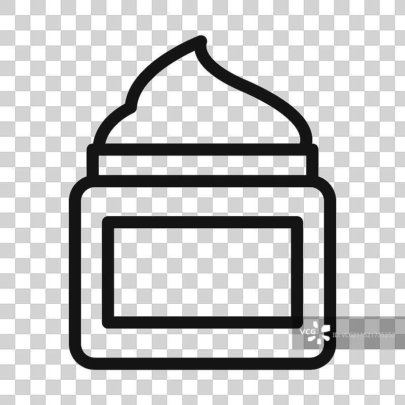 美容产品保湿霜图标图片素材