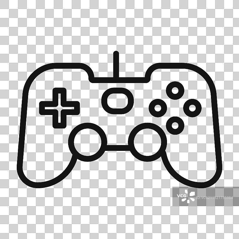 完美游戏手柄图标，适用于电子游戏图片素材