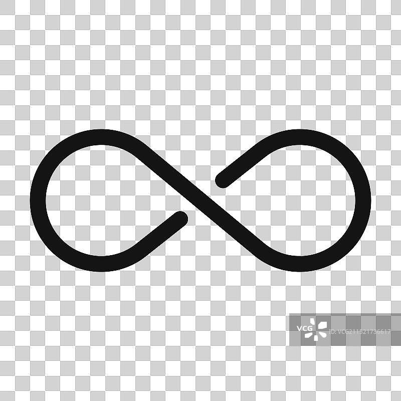 用于持续服务的无限循环图标图片素材